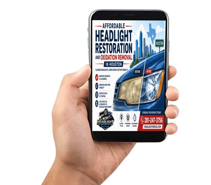 Headlight Restoration Near Me: Why Mobile Service Houston Is the Smarter Choice