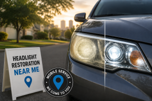 Read more about the article Headlight Restoration Near Me: 7 Reasons Mobile Service Is the Better Choice