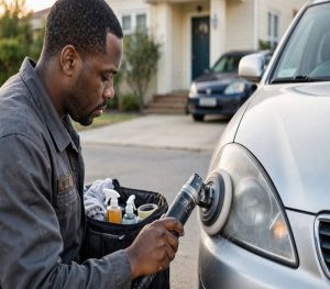 Read more about the article Why Houston Heat Destroys Headlights: Specialized Vehicle Headlight Restoration for Extreme Climates