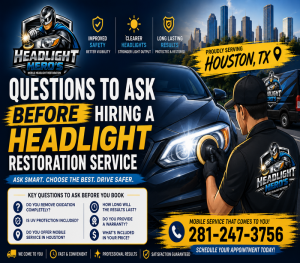 Read more about the article Questions to Ask Before Hiring a Headlight Restoration Service