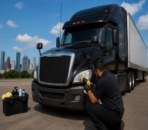 Read more about the article Best Mobile 18-Wheel Tractor Trailer Headlight Restoration in Houston