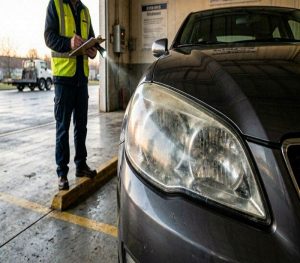 Read more about the article Why Oxidized Headlights Fail Vehicle Inspections — What Inspectors Look For