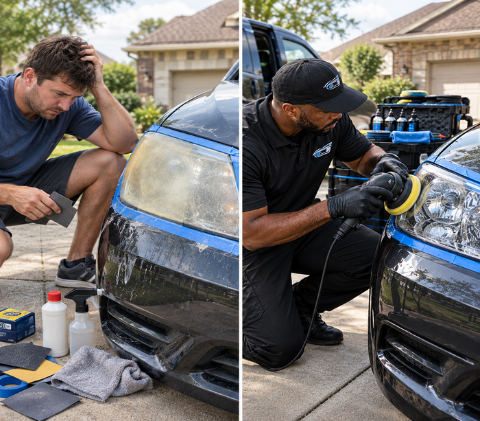 DIY Headlight Restoration Kits vs. Professional Service