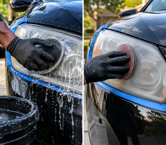 Wet vs. Dry Sanding: Optimal Grit Sequence for Clear Lens